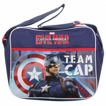 Marvelschoudertascaptainamerica24x28x9cmblauw